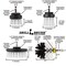 Drill Brush Power Scrubber By Useful Products 5 in W 5 in L Brush, White W-42OS-2L-QC-DB - alternate 7
